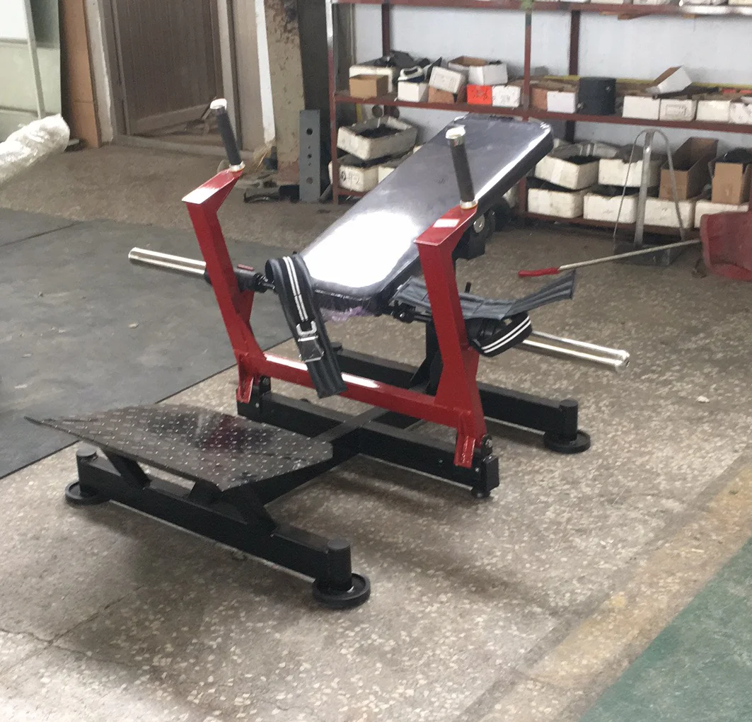ASJ-S095 Hip machine Glute Drive machine  Gym Hip Lift Hip Thrust Plate Loaded Glute Drive Machine