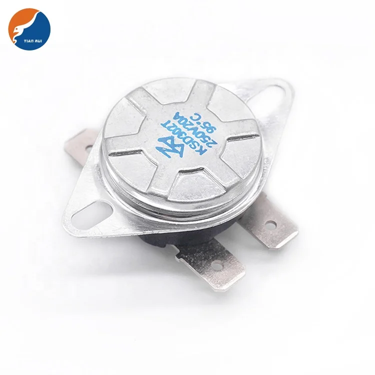 Large Big Current 250V 15A to 40A Bimetal Manual Auto Reset KSD305 KSD314 KSD302 Thermal Protector Switch Thermostat
