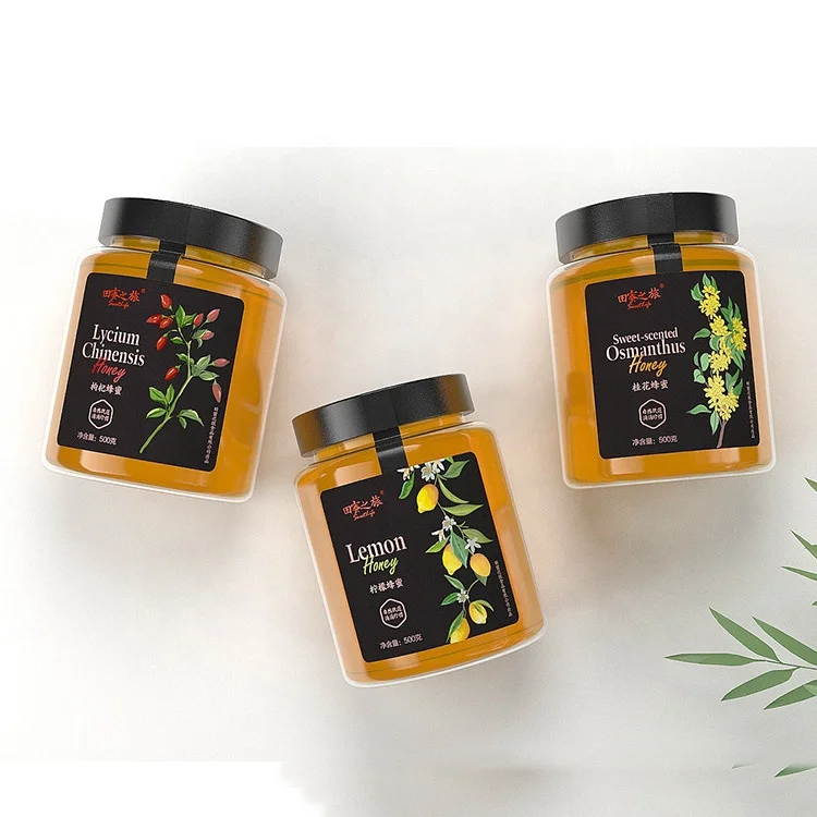 LOW MOQ Factory Price Quality Rolled Packing Stickers Label for Honey Jar Glass Bottle Sealing Sticker Label