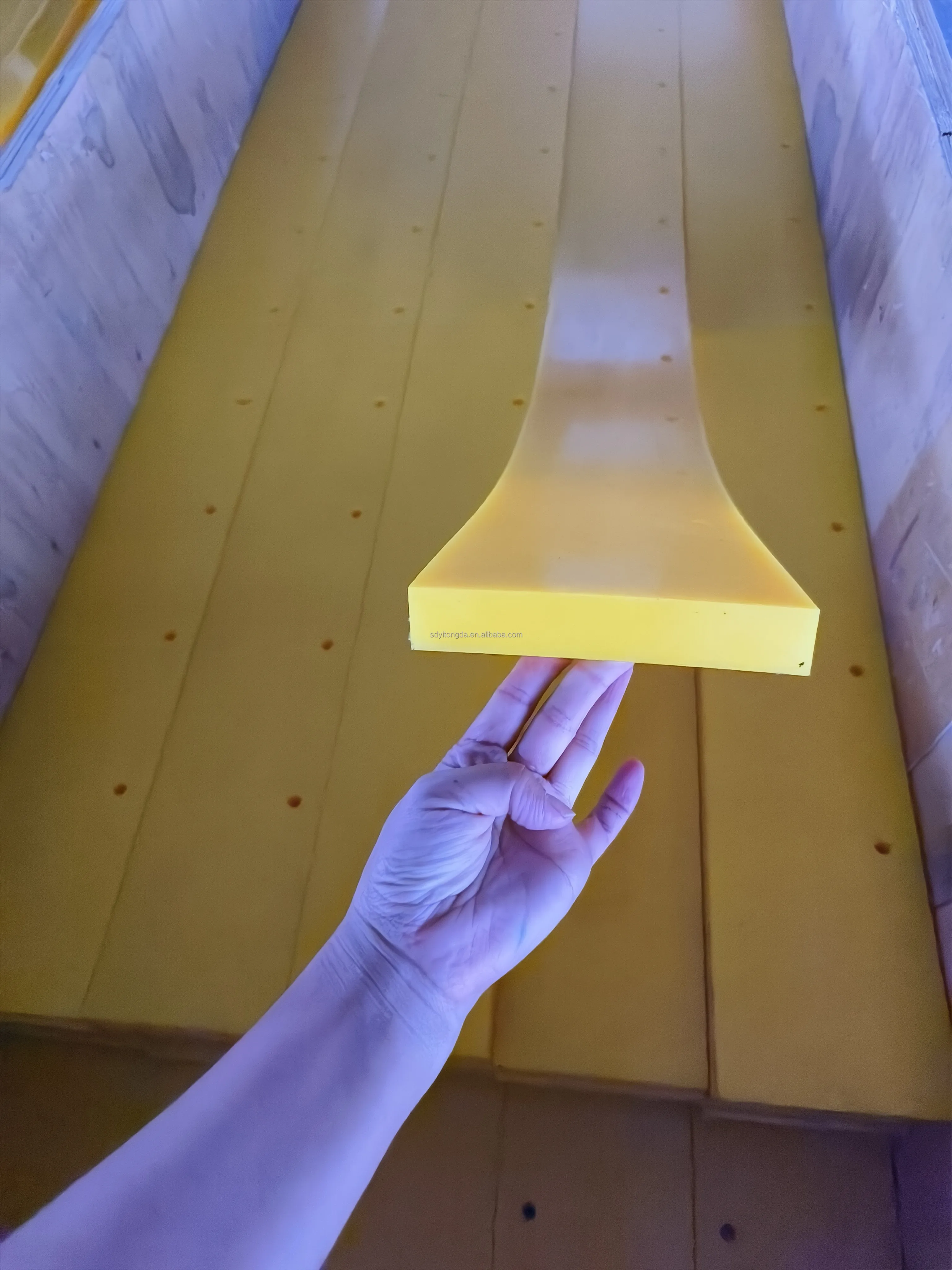 New 90A Polyurethane Sheets Snow Plow Blades with Cutting Edges Scraper for Loaders Skid Skeers