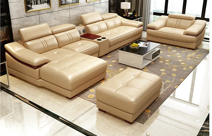 
 Современный кожаный диван, мебель для гостиной, диван с аудио  