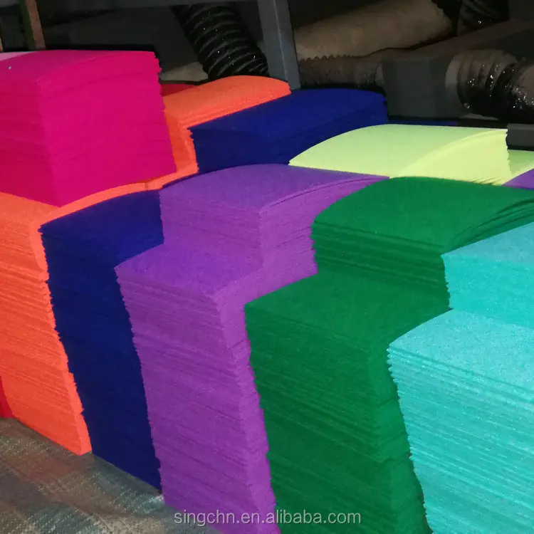 DIY handwork material package  various color non woven felt sheet