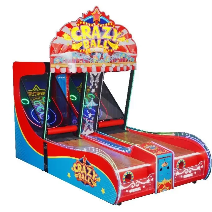 Factory Direct Price Indoor Sport Amusement Park Mini Arcade Shooting Equipment Game Mini Bowling Machine For Sale