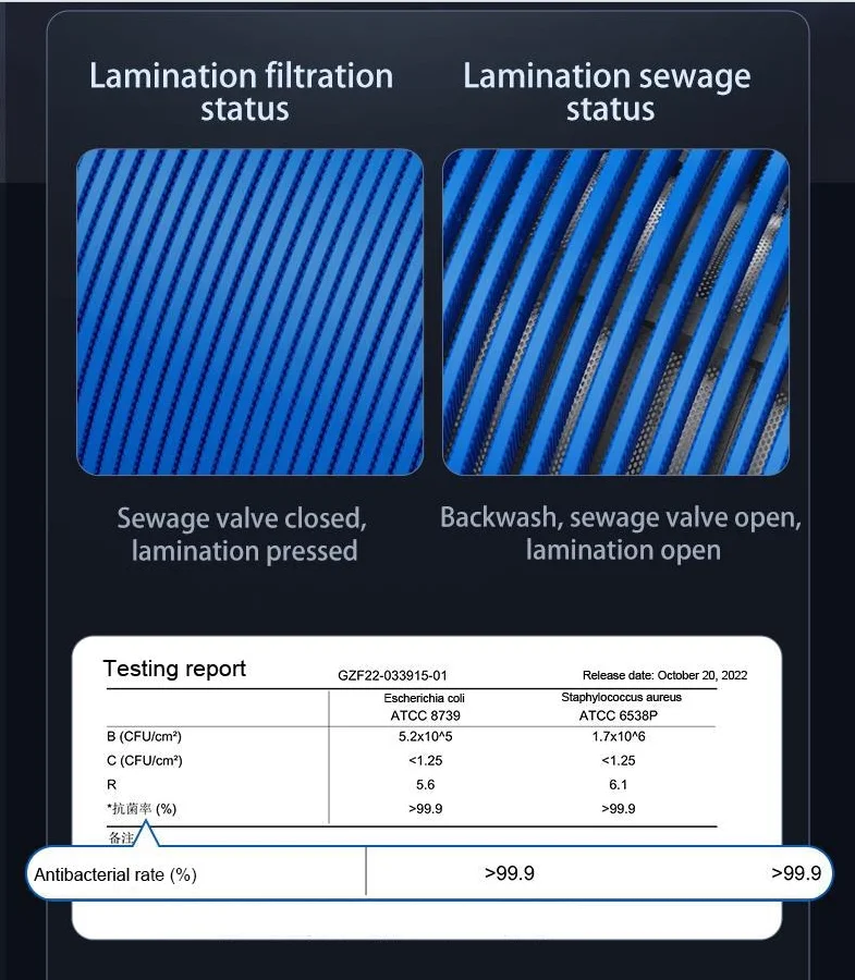 Longlin manual pre filter in water purifier household sediment pre filter system 7T/h water pre filter sysytems