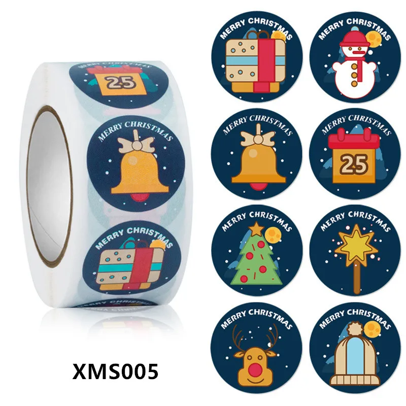 Personalized Sticker Roll Labels for Your Patronage Christmas Gifts Packaging Sticker PVC Self Adhesive Thank You Gifts Sticker