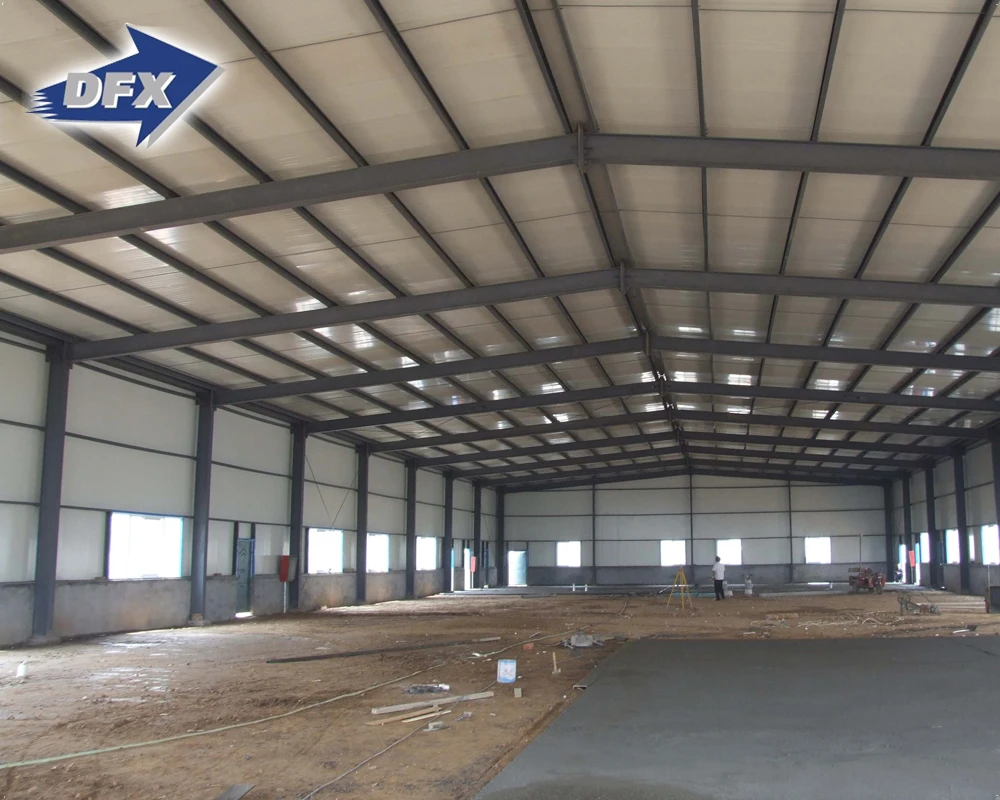 Bolt Connected Prefabricated Gable Frame Metal Building Industrial Steel Structure Workshop for Sale from Qingdao China