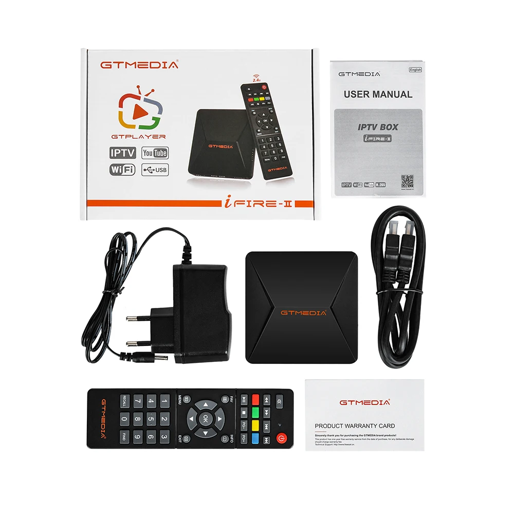 Оригинальный обновленный предмет GTMedia Ifire2 для ifire IPTV Box цифровой ТВ-декодер приемник Wi-Fi 10