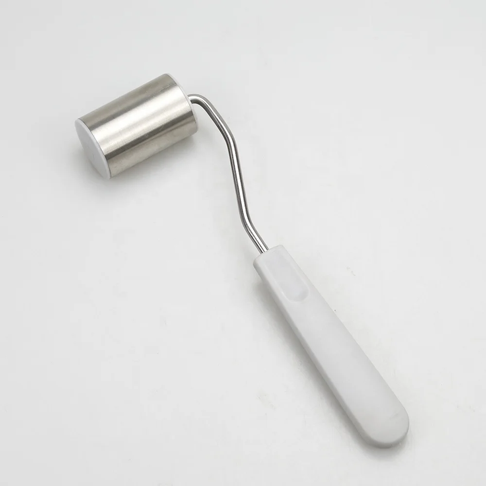 Mini Stainless Steel Rolling Pin For Making Cookies Pastries Pizza Pies, and Pastas