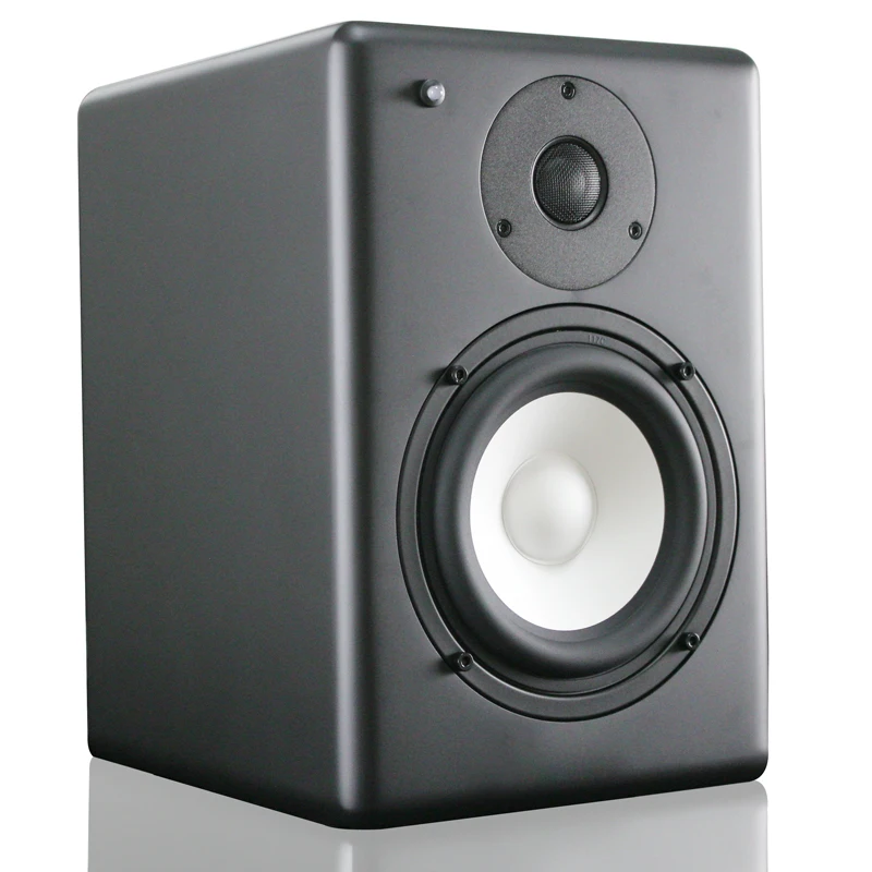 2-way Near-Field Studio Reference Monitor Speaker With Aramid Glass Fiber Woofer And Soft Dome Tweeter with Ferrofluid Speaker