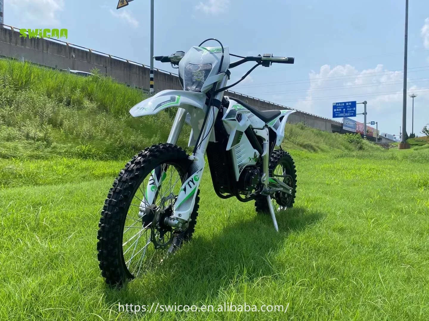 Electric Motorcycle Adult Electric Powerful Dirt Bike with 72V 40Ah/50Ah/60Ah Lithium Battery