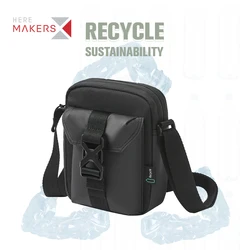 BSCI GRS Manufacturer Wholesale Fashion casual Unisex Shoulder strap purse Recycled mobile phone Sling bag