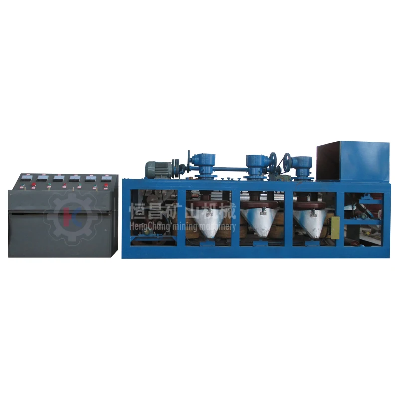 China Top Supplier 20000 Gauss 3 Three Disk Magnetic Separator For Iron Mineral Ilmenite Tin Tantalite Coltan Monazite Ore