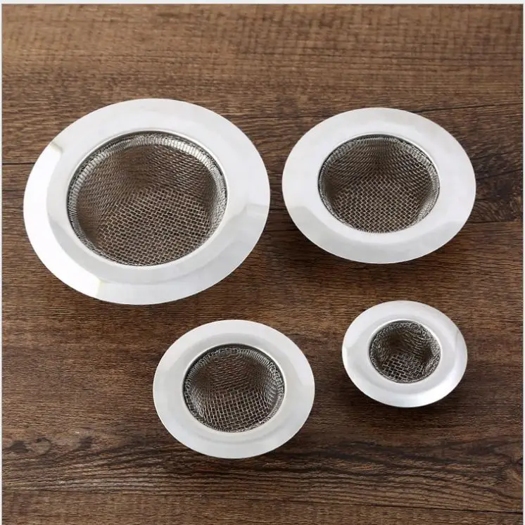 4.5 Inch Diameter Rim Heavy Duty Stainless Steel Kitchen Sink Basket Strainer, Large