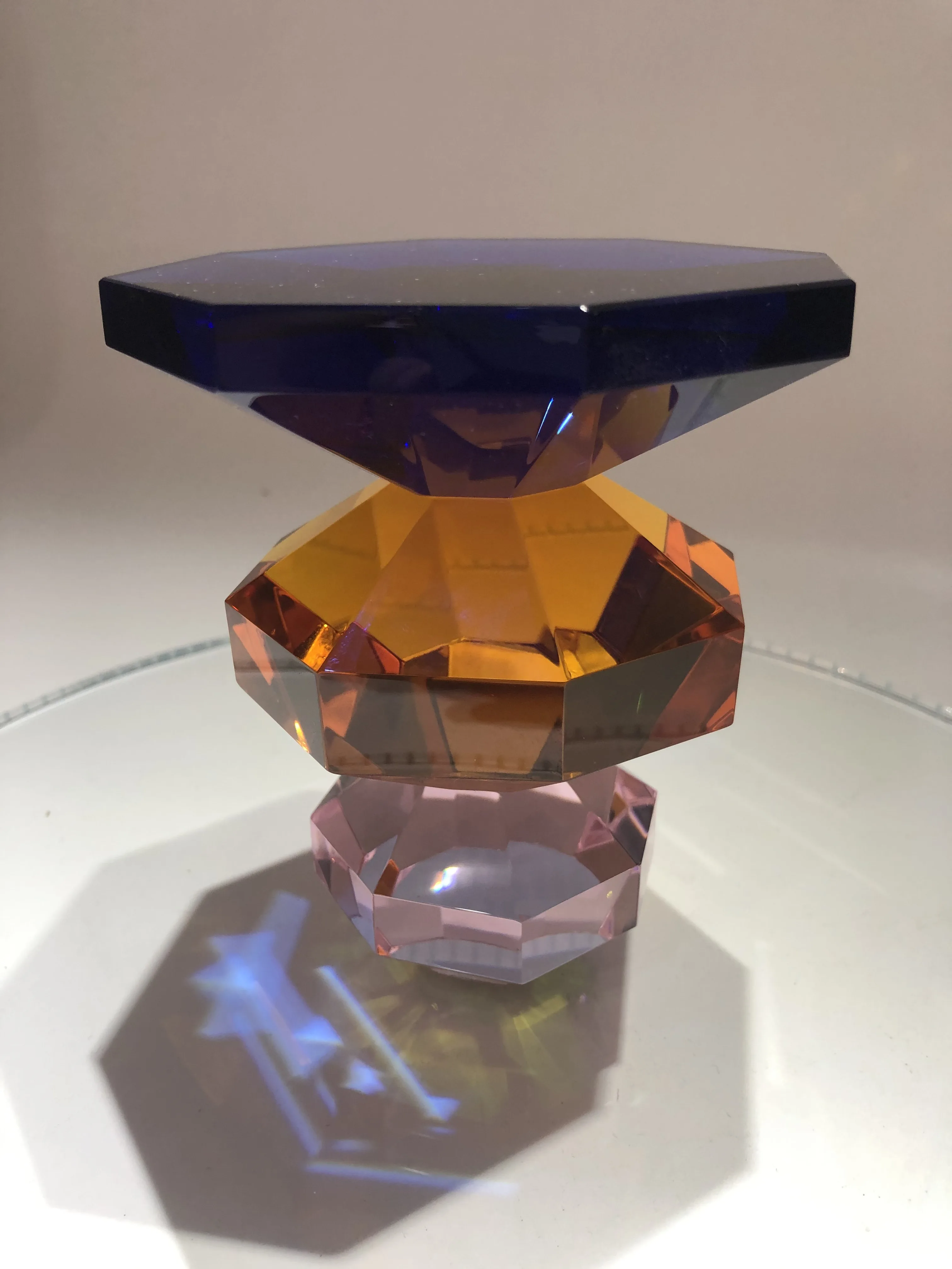 Luxury Creative Home Decor Modern Tabletop Wedding Crystal Cake Stand Cake Plate Dessert Display Stand