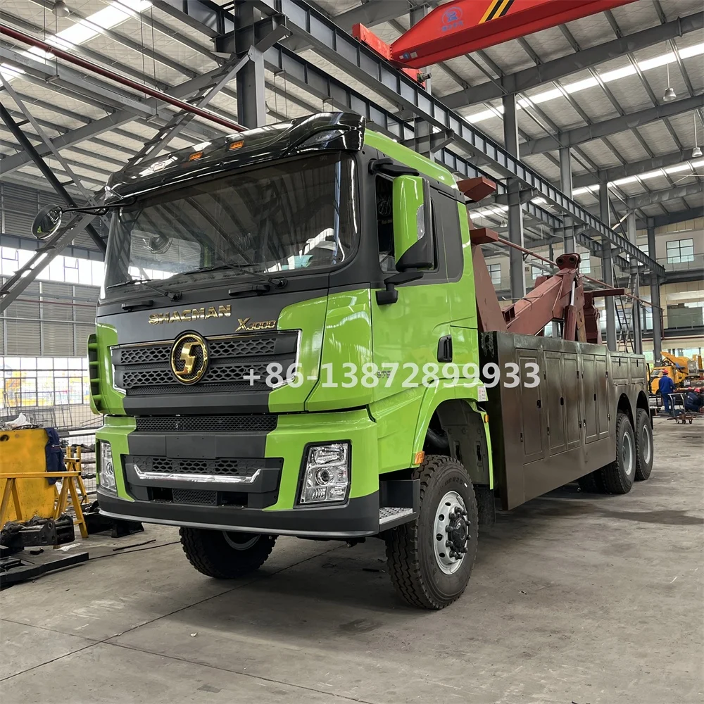Shacman Heavy duty 20tons wrecker tow truck breakdown truck recovery vehicle breakdown lorry