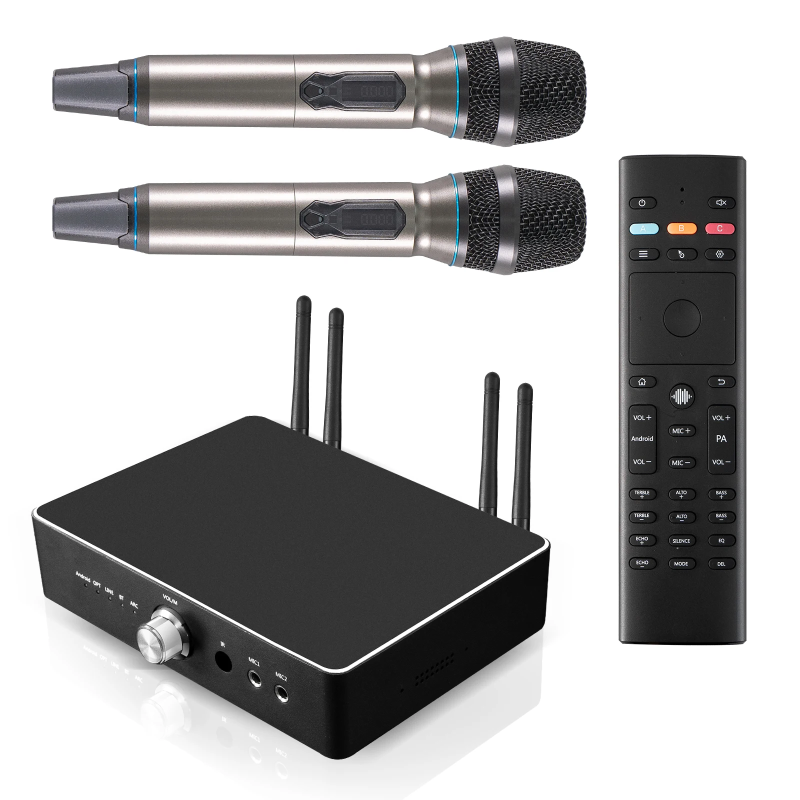 Ihomelife HLQ 600W audio player home theater DDR4 2GB BT OPTICAL ARC LINE modes android 12  karaoke set android amplifier