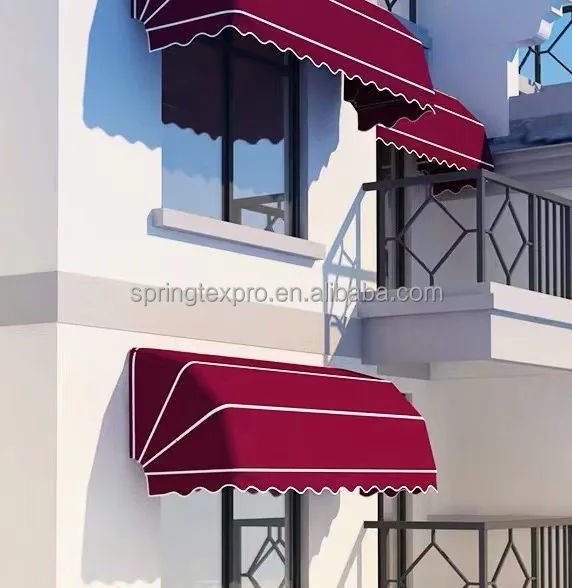 Acrylic water proof uv fabric patio outdoor awning.