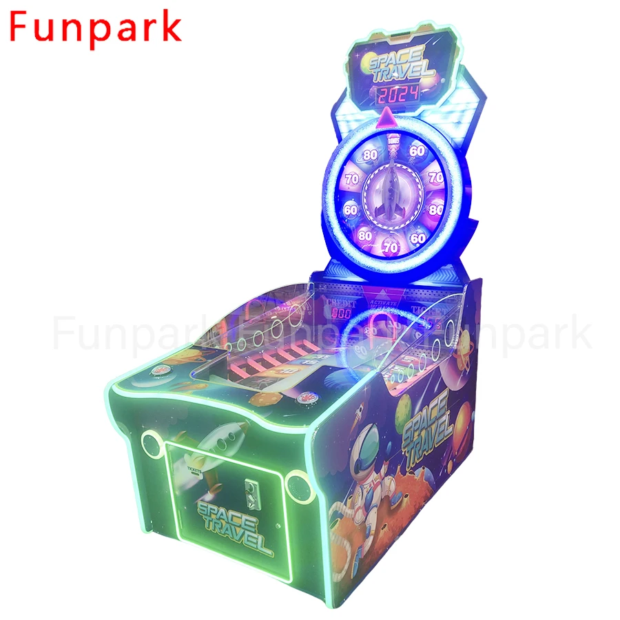 Funpark High Quality Arcade Redemption Game Machine Big Bonus Lottery Game World Travel Redemption Ticket Machine for Amusement