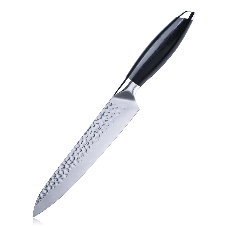 
8 Inch VG10 Handle 440C High Carbon Steel Cleaver Chef Kitchen Slicing Knife 