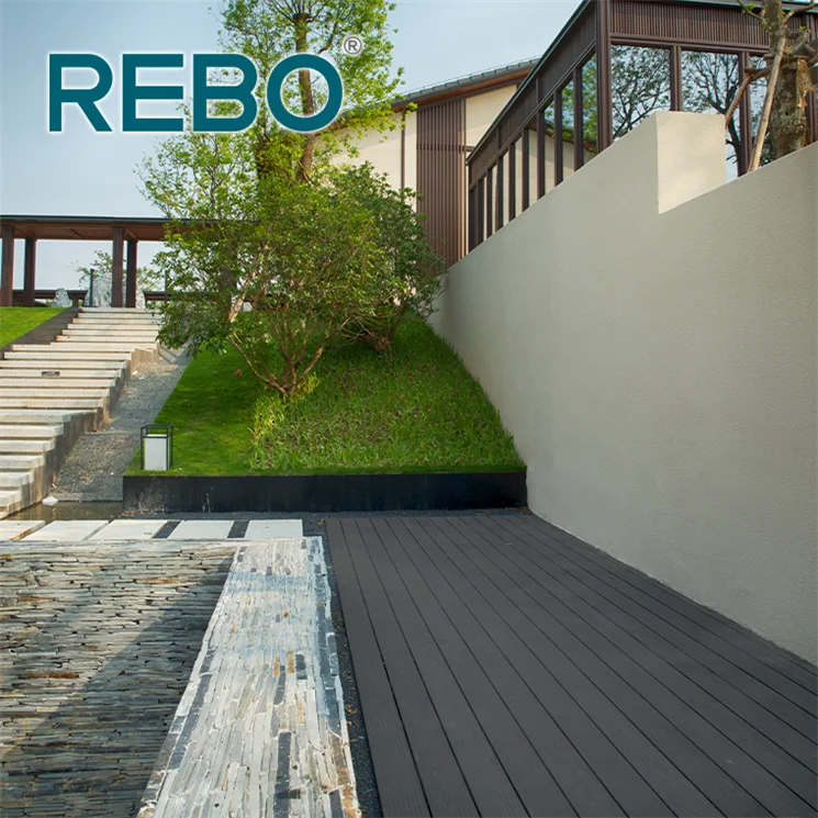 Waterproof bamboo outdoor floor covering for balcony