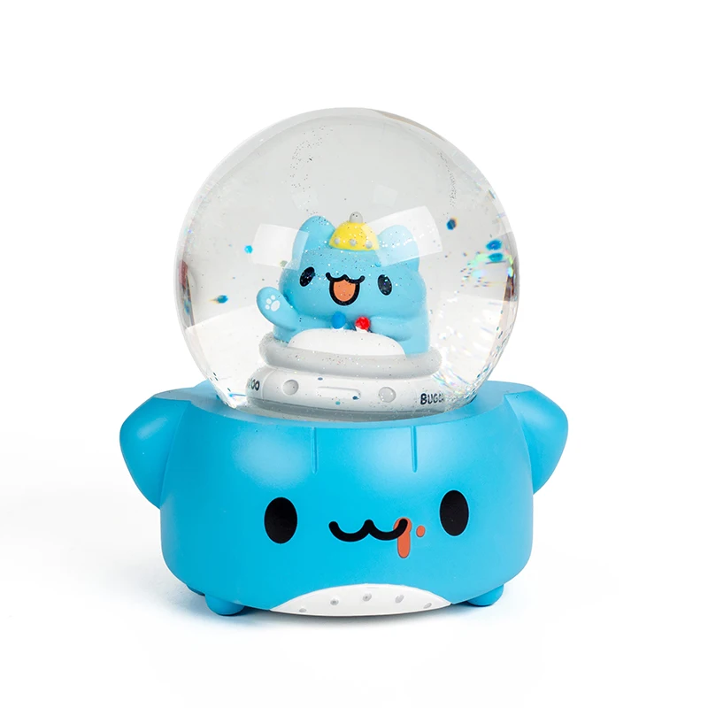 Customised Anime Snow Globe Resin Ornaments Personalised Home Decoration Glass Gifts Cute Crystal Ball Souvenirs