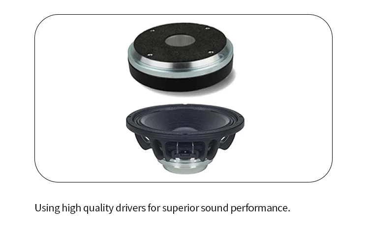 HLA BW-515 15 Inch Passive Full Range 2 Way Speakers  Outdoor Indoor Professional Audio System
