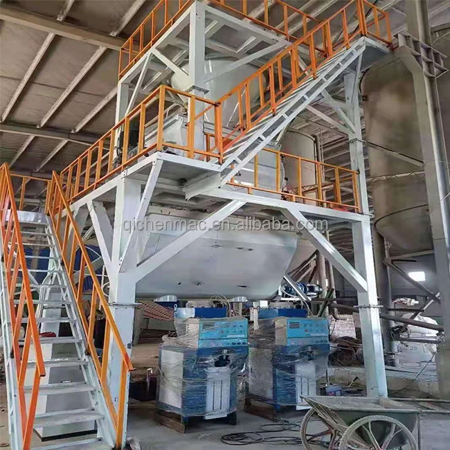 Dry Mortar Line for Making Glue Putty Mixing Plant Tile Glue and Plastering Mortar Making Machine