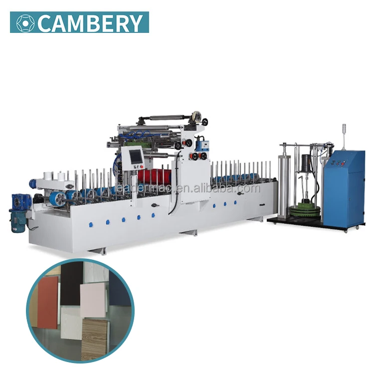 
CAMBERY Good performance scraping coating type profile wrapping machine woodworking machinery wood laminating machine 