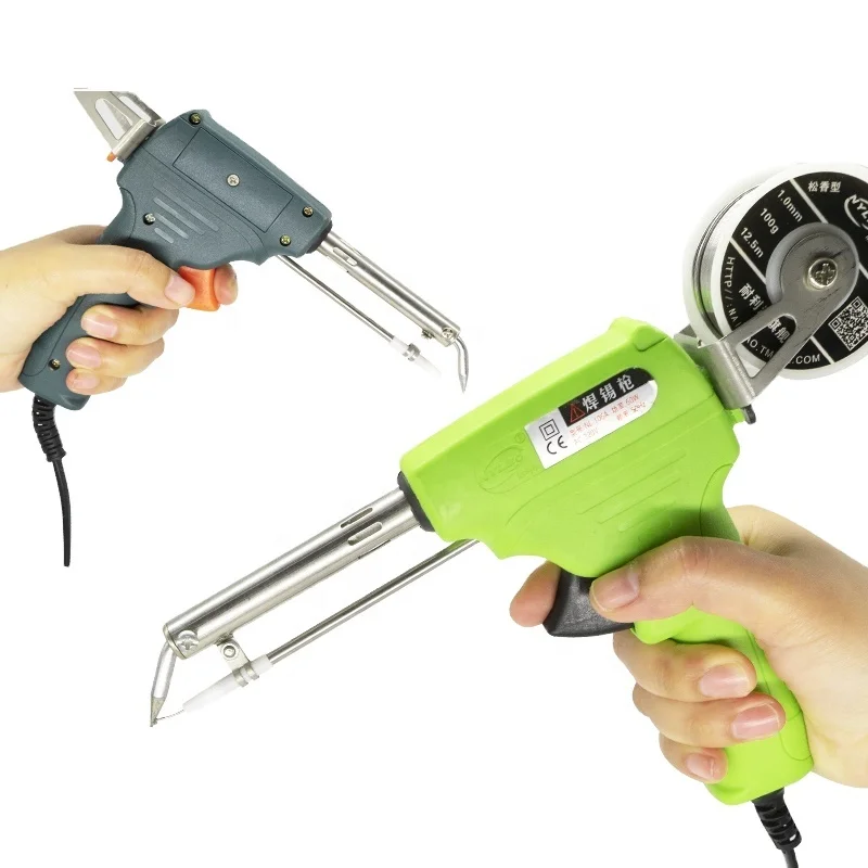 220V 60W Portable Automatic Send Tin Electrical Soldering Iron Gun Welding Tool Pistol Grip