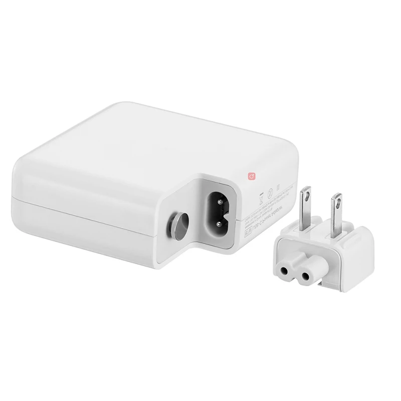 AC Duck Head Power Charger EU Wall AC Plug Adapter for Macbook Pro Air Electrical Charger Head Duck