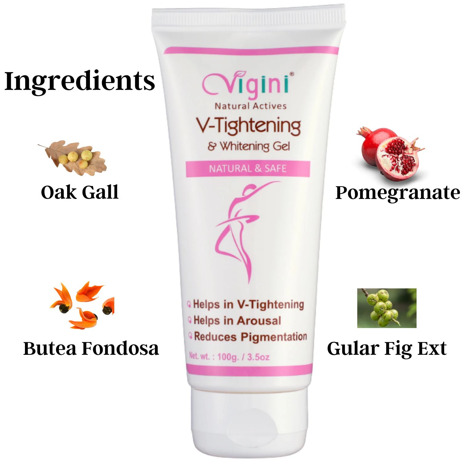 Vigini 100% Natural Female Vaginal Vagina Tightening Gel For Women Organic Herbs Product Pussy Shrinking Yoni Tighten Care Cream