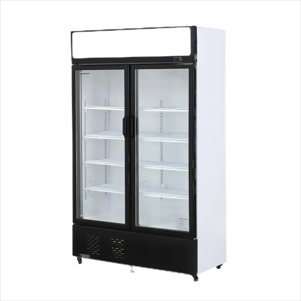 Kenkuhl upright glass door beverage cooler vertical showcase cooler commercial for supermarket