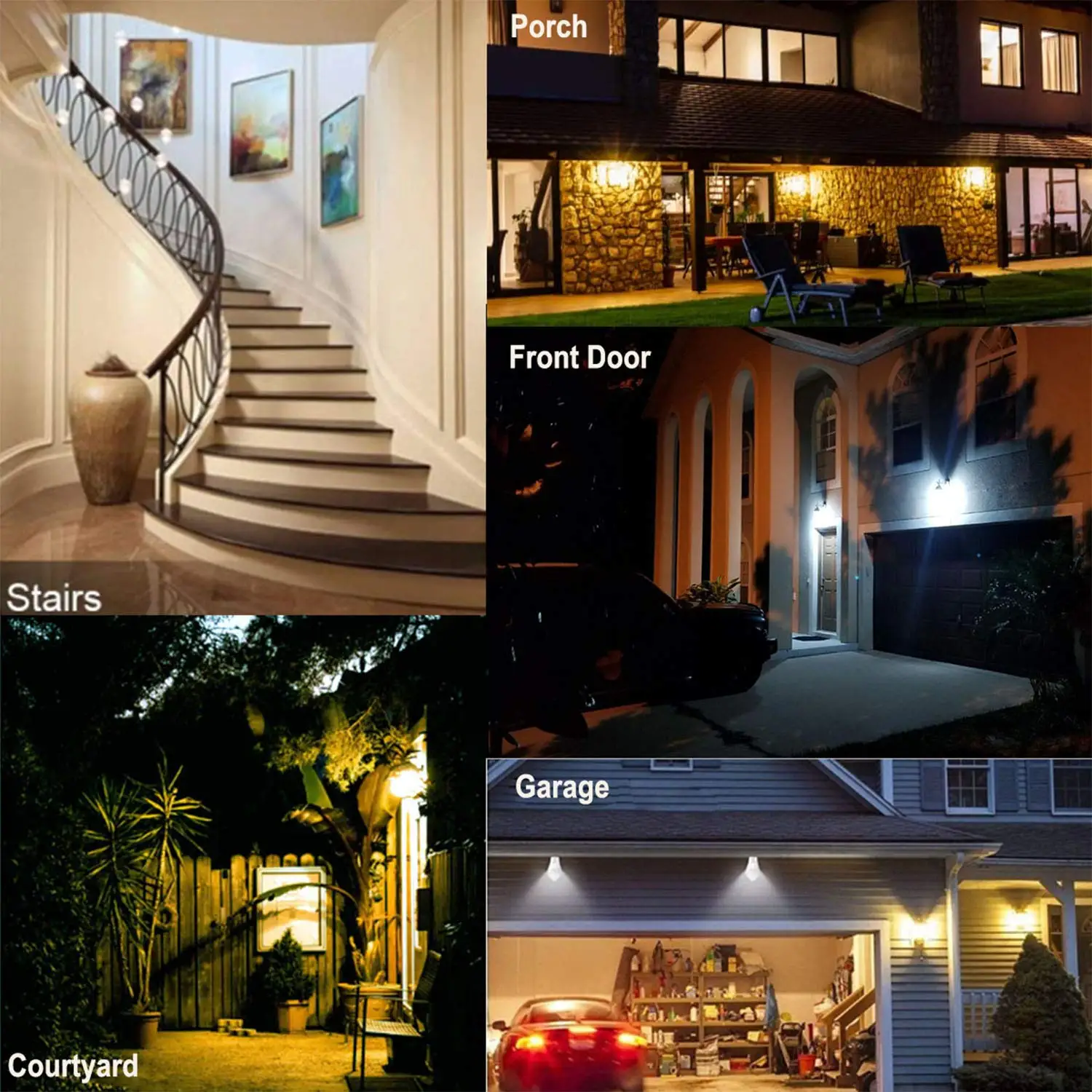 Long Lifespan Adjustable Brightness Eco-friendly Energy Saving 3-in-1 High Sensitivity Infrared Motion Sensor Bulbs Lights