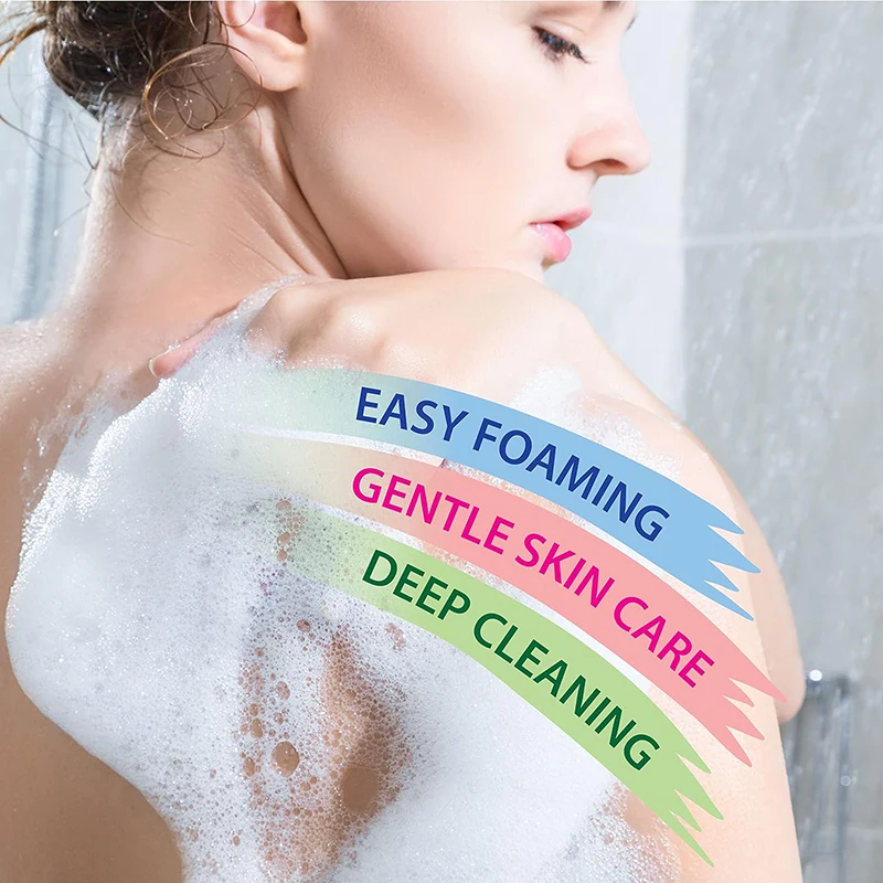 Custom Best Brand Tea Tree Shower Gel Antibacterial Anti Inflammatory Exfoliating Shower Gels