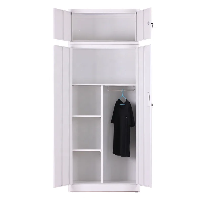 Patented Folding Cabinets 2 Door Locker Living Room Cabinets Foldable Metal Wardrobe Mini Lockers Steel Storage Balcony Locker