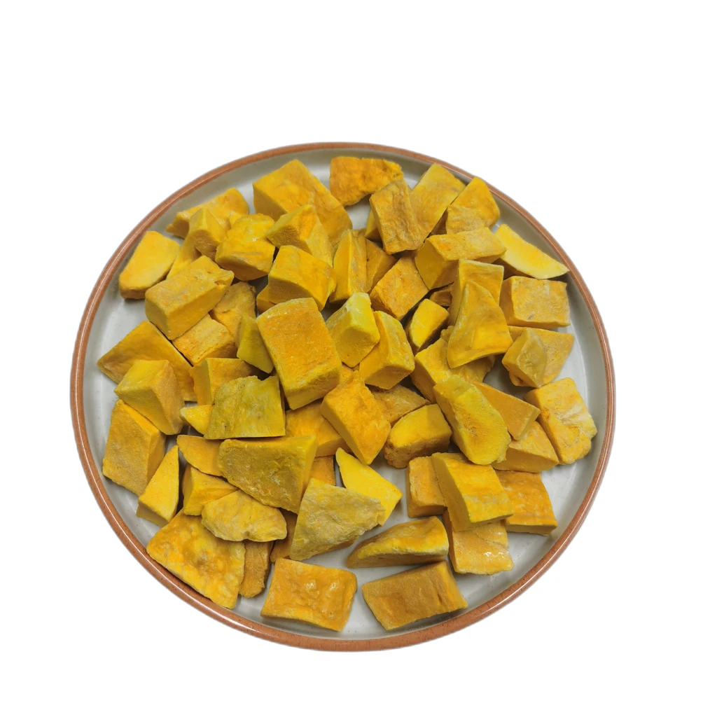 Hot Selling Freeze Dried Mango Strips Sugar Free Yellow FD Mango Chunks