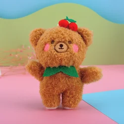 Small Size 2022 New Year bear and rabbit plush keychain toy bunny plush pendant doll for kids gifts