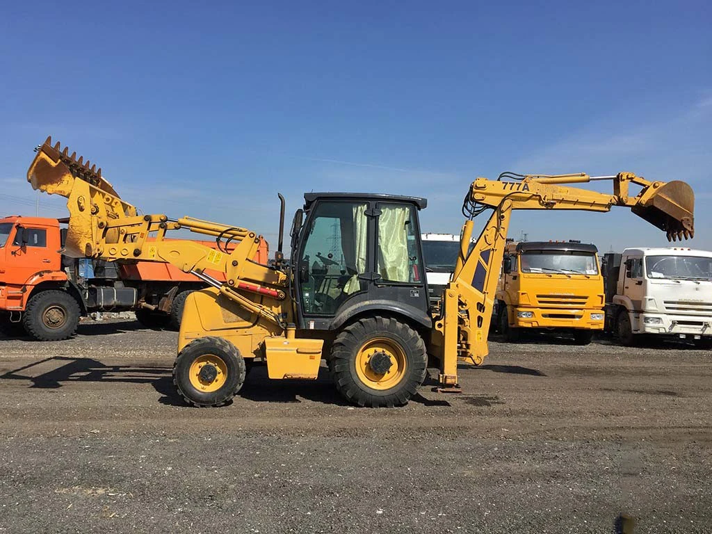 Chinese famous brand new 8 ton backhoe loader CLG777A cheap price hot sale
