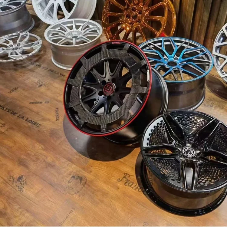 China Alloy Wheels Factory Wholesale Custom 18 19 20 22 inch  Two piece Luxury / Off road /Racing Car Forged Wheel Rims
