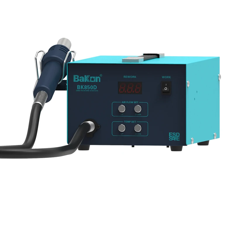 
Bakon Automatic Hot Air Gun Heating Soldering Rework Desoldering Station 