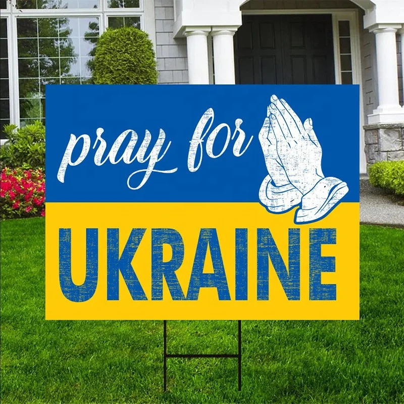 cartonplast lawn event sign outdoor corflute yard advertising signs board custom plastic PP corrugated coroplast sign