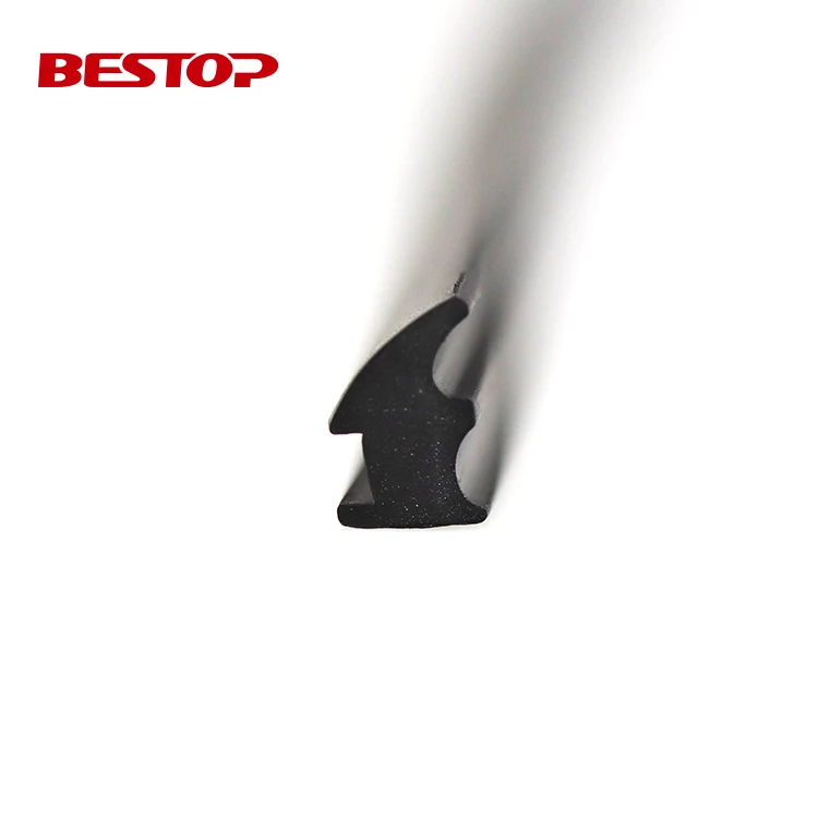PVC EPDM Silicone Rubber Customized Extruded Profile rubber sealing strip for aluminum window