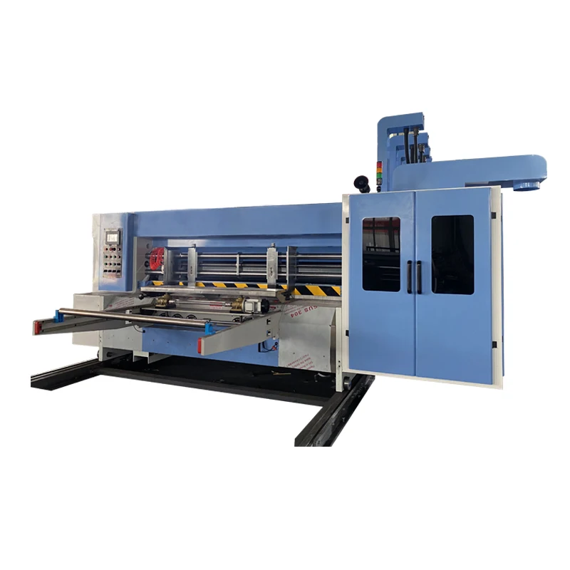 Full Automatic high Speed flexo printer slotter die cutting Carton printing machinery