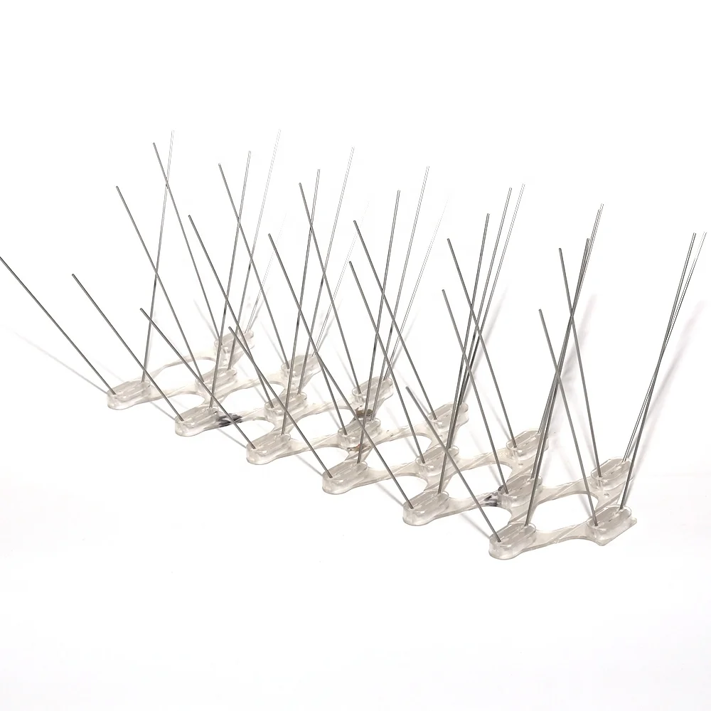 GKPC-28 : Pest Control Bird Trap Bird Spikes Pigeon Detrrent for Animal Control Use 36spikes 13 Cm 12cm 33cm 5pcs/ctn Packing PC