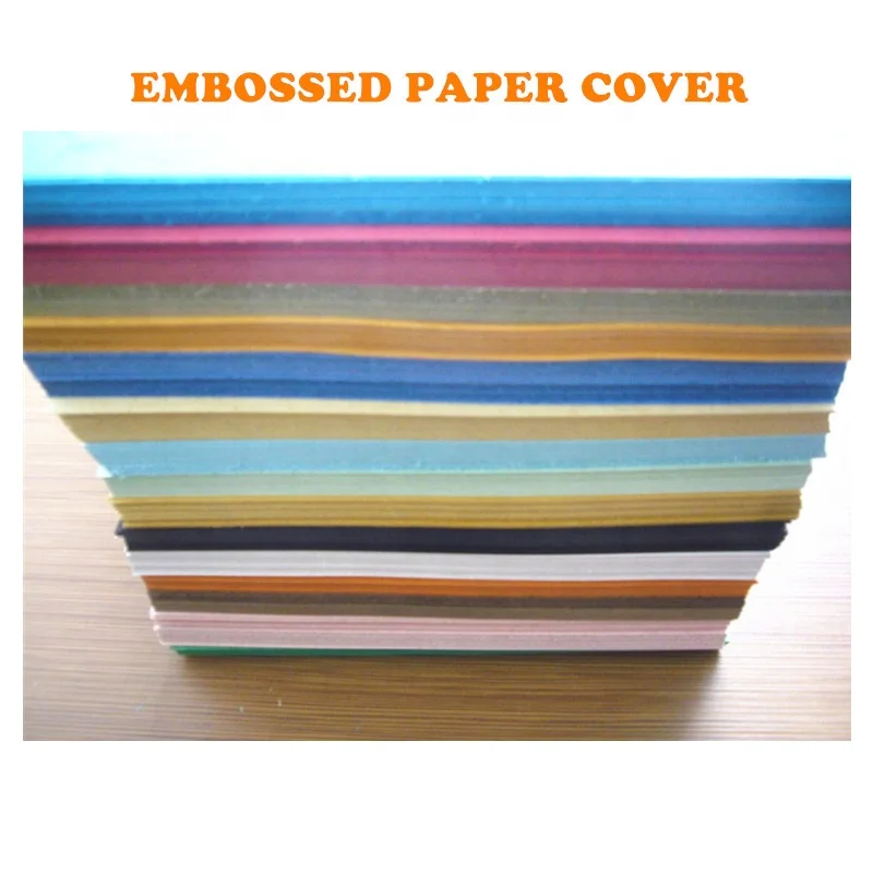 Colored Binding Paper Embossed Card Paper