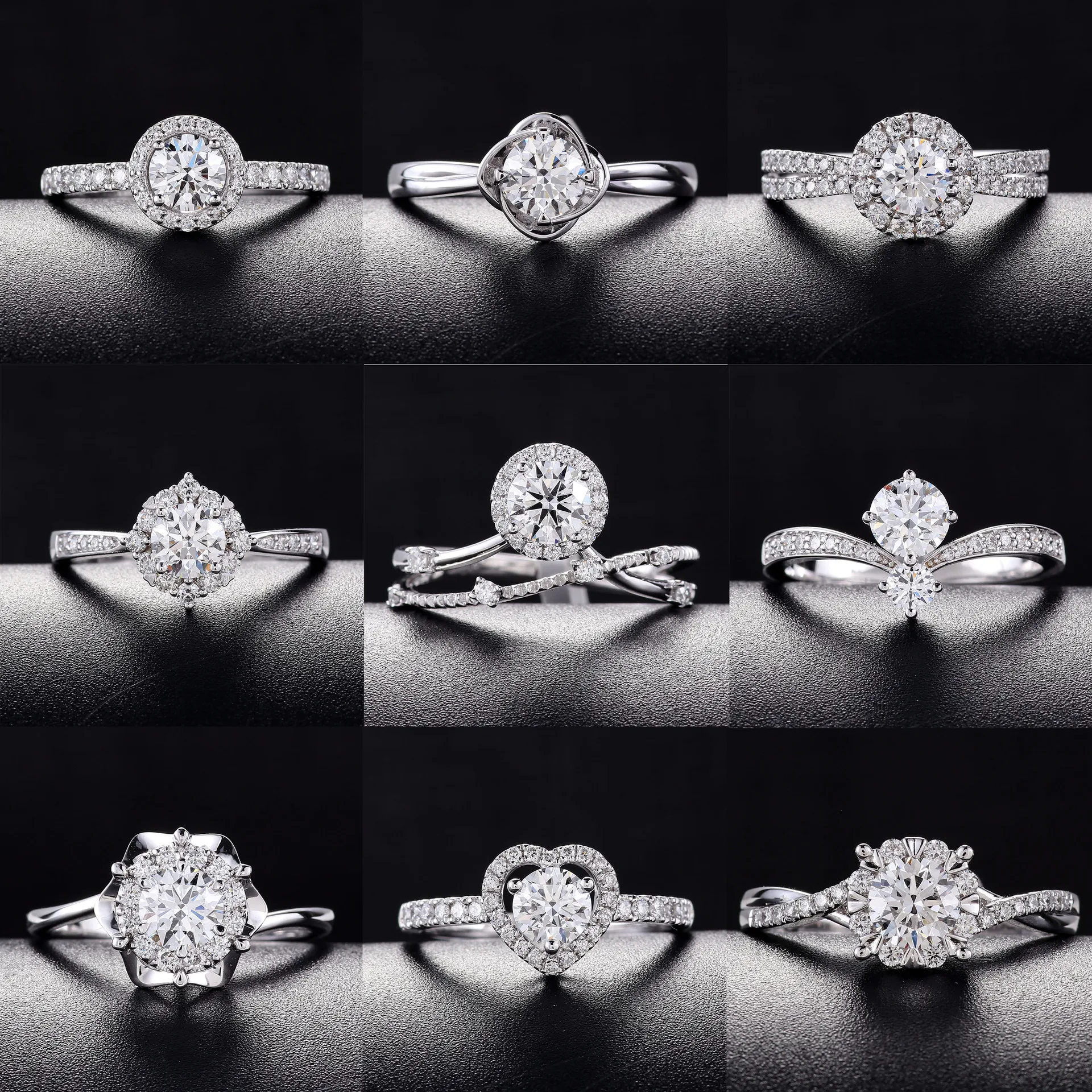 Customized Round Cut Lab Grown Real Diamond Married Ring IGI Certified VS1 IDEAL For Wedding