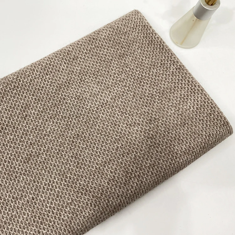 Harvest new style rayon polyester nylon pique dobby knitted fabric warm handle for sweater