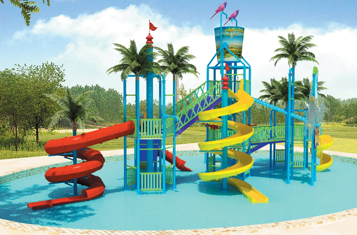 Water house tree house for sale big amusement park equipment water playground for fun