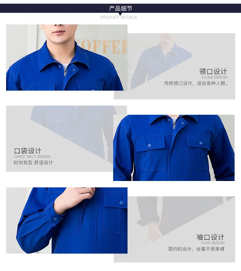 Mechanic Coverall Custom Logo Work Clothes Unisex Construction High Quality Production Quick delivery Fast Stock OEM