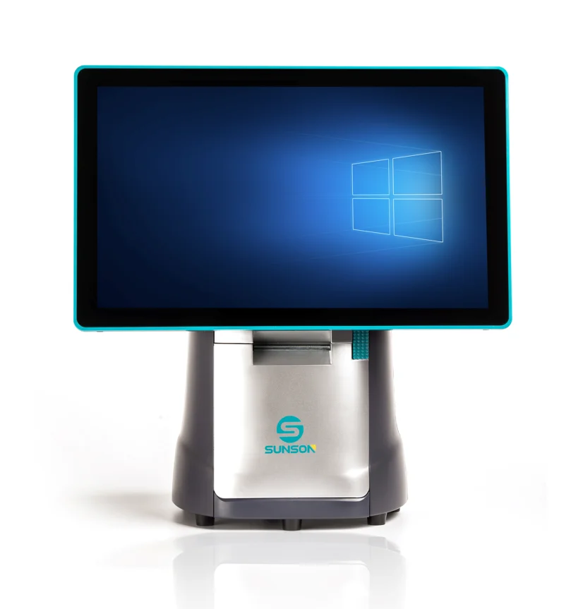 All in one cash registers buy and on sale POS machine cheap cashier with big paper roll 80mm*80mm/100mm